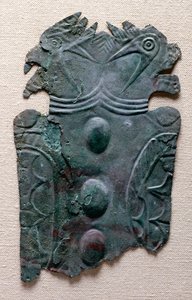 Wulfing plakası, Missouri, 1200-1400 (bakır)